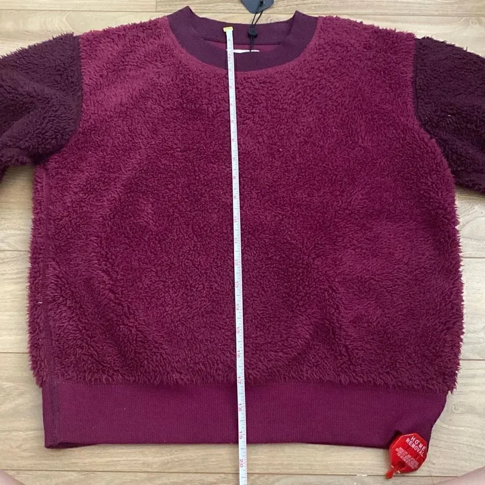 NWT Rag & Bone Deep Lilac Teddy Pullover Top XS‎